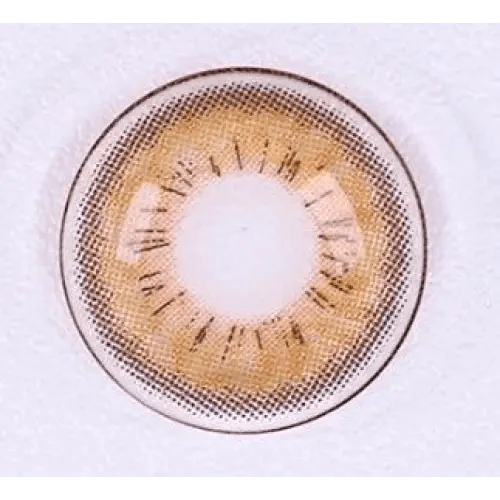 LensRang Spell Brown colored contact lens, 13.4mm graphic diameter, Monthly wear