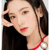 LensRang Spell Brown — model portrait showing the contact lens look