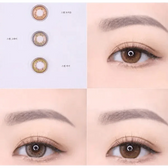 LensRang Spell Brown — contact lens appearance comparison