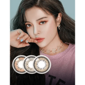 LensRang Spell Brown — model portrait showing the contact lens look