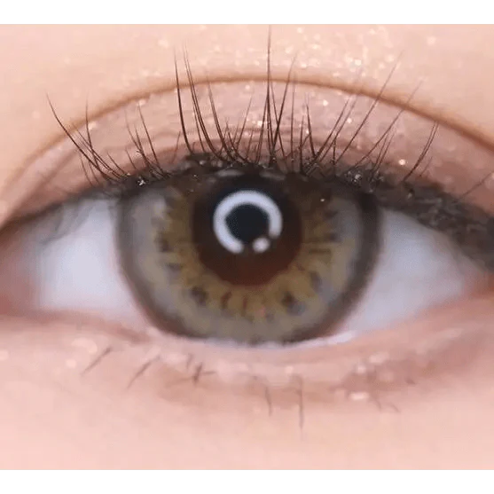 LensRang Spell Gray — single-eye close-up showing the contact lens appearance