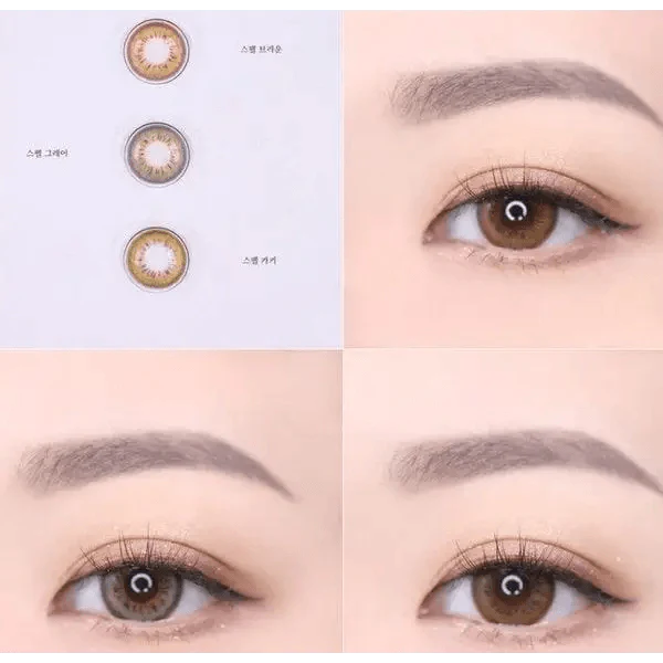 LensRang Spell Gray — contact lens appearance comparison