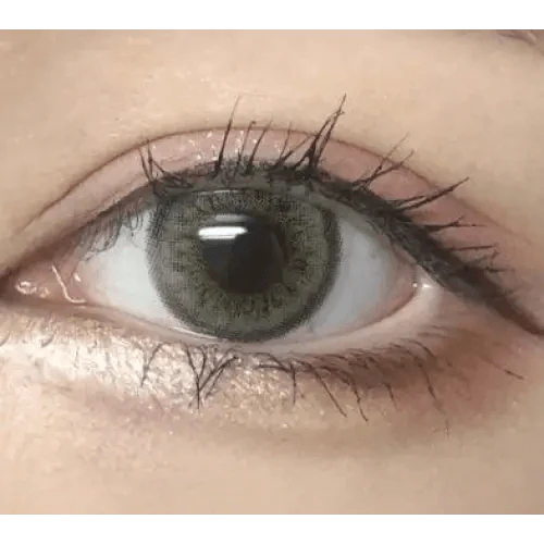 LensRang Spell Gray — single-eye close-up showing the contact lens appearance