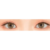 LensRang Spell Gray — both eyes wearing the contact lenses