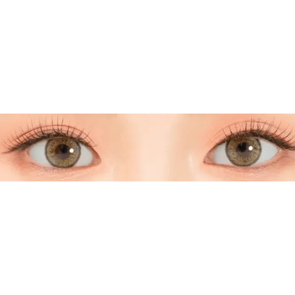 LensRang Spell Gray — both eyes wearing the contact lenses