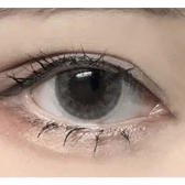 LensRang Stunning Gray — single-eye close-up showing the contact lens appearance