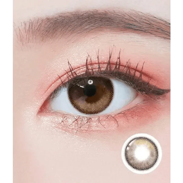 LensTown Tobetter Brown colored contact lens, 13.1mm graphic diameter, Monthly wear