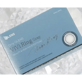 Olens ViVi Ring Gray Toric colored contact lens, 13.0mm graphic diameter, Monthly wear