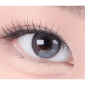 i-DOL Yurial Mul Gray — single-eye close-up showing the contact lens appearance