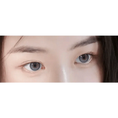 i-DOL Yurial Mul Gray — both eyes wearing the contact lenses