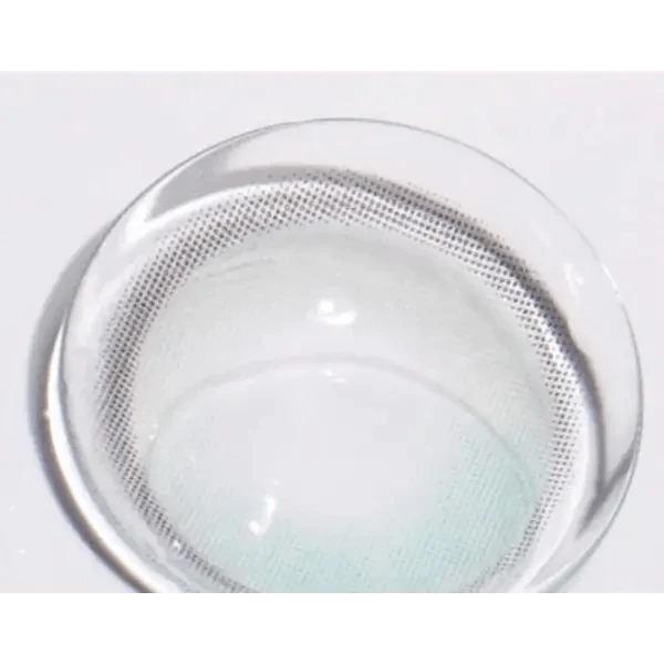 i-DOL Yurial Mul Gray colored contact lens, 12.8mm graphic diameter, Monthly wear