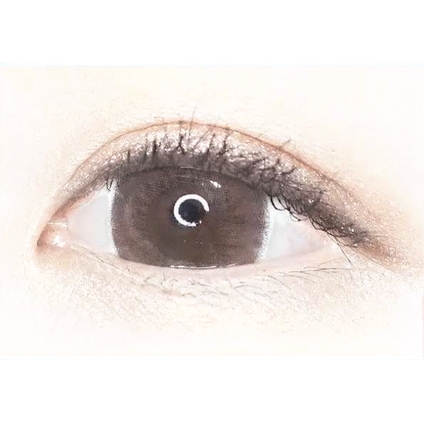 LensTown Back to Basic Street Ash Brown colored contact lens, 14.0mm graphic diameter, 3-6 Months wear