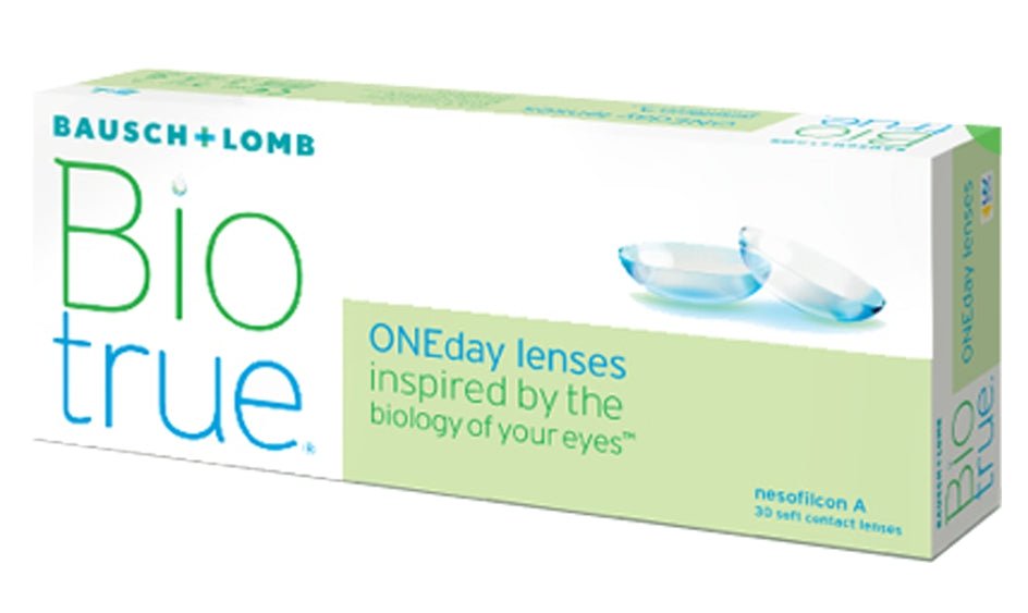 Bausch + Lomb Biotrue (30p) colored contact lens, 14.2mm graphic diameter, Daily wear