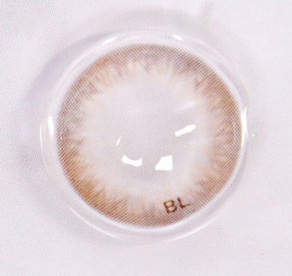 Bausch + Lomb Lacelle Mellow Brown (6p) colored contact lens, 12.7mm graphic diameter, Monthly wear