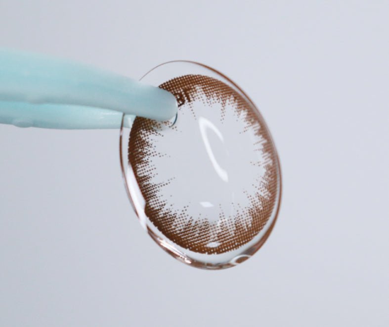 Bausch + Lomb Lacelle Twinkle Brown (6p) colored contact lens, 12.7mm graphic diameter, Monthly wear