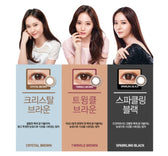 Bausch + Lomb Lacelle Twinkle Brown (6p) colored contact lens, 12.7mm graphic diameter, Monthly wear