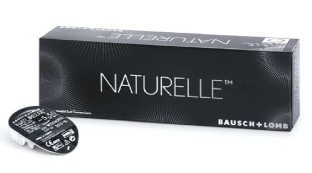 Bausch + Lomb Natural Pure Black (30p) colored contact lens, 12.6mm graphic diameter, Daily wear