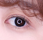 Bausch + Lomb Natural Pure Black (90p) colored contact lens, 12.6mm graphic diameter, Daily wear