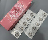 Bausch + Lomb Lacelle Aurora Brown (30p) colored contact lens, 13.0mm graphic diameter, Daily wear
