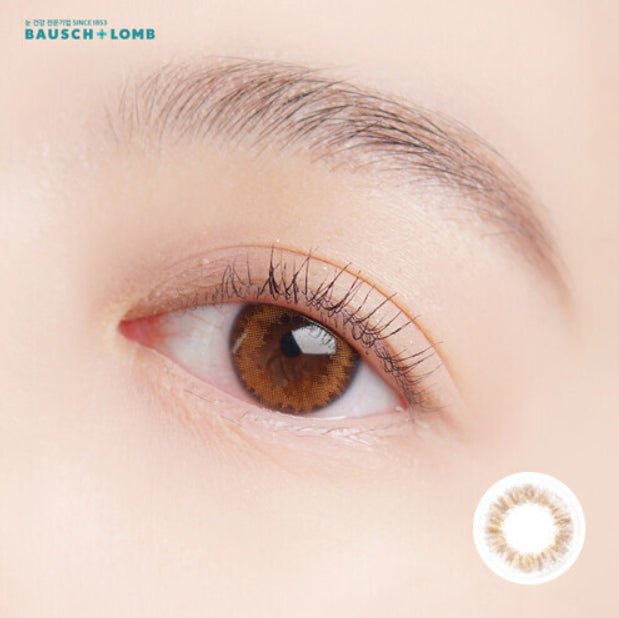 Bausch + Lomb Lacelle Baby Brown (30p) colored contact lens, 12.2mm graphic diameter, Daily wear