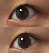 Bausch + Lomb Lacelle Crystal Brown (30p) colored contact lens, 12.7mm graphic diameter, Daily wear