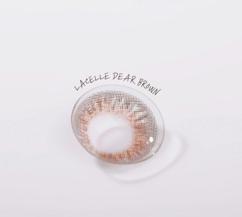 Bausch + Lomb Lacelle Deer Brown (30p) colored contact lens, 12.9mm graphic diameter, Daily wear