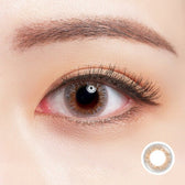 Bausch + Lomb Lacelle Deer Brown (30p) colored contact lens, 12.9mm graphic diameter, Daily wear