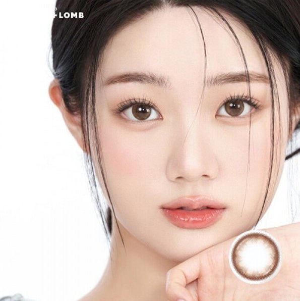 Bausch + Lomb Lacelle Merry Mocha Choco (30p) colored contact lens, 12.9mm graphic diameter, Daily wear