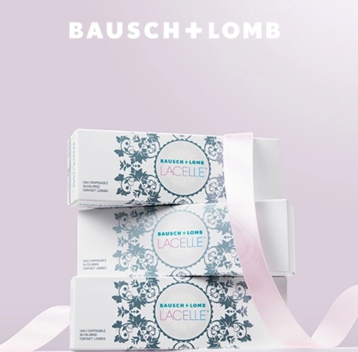 Bausch + Lomb Lacelle Mystic Gray (30p) colored contact lens, 12.9mm graphic diameter, Daily wear