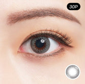 Bausch + Lomb Lacelle Mystic Gray (30p) colored contact lens, 12.9mm graphic diameter, Daily wear