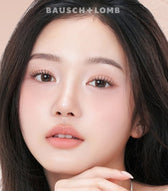 Bausch + Lomb Lacelle Twinkle Brown (30p) colored contact lens, 12.7mm graphic diameter, Daily wear