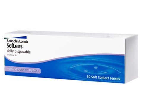 Bausch + Lomb SoftLens (30p) colored contact lens, 14.2mm graphic diameter, Daily wear