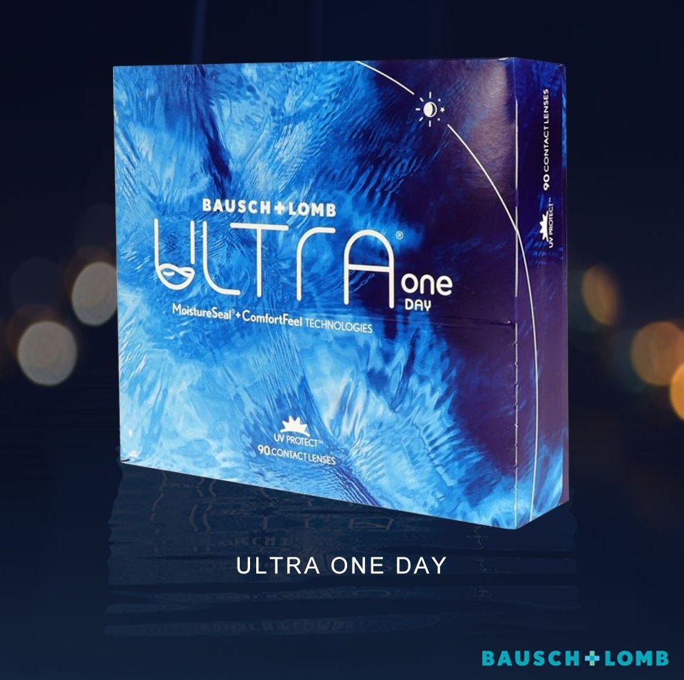 Bausch + Lomb Ultra (90p) colored contact lens, 14.2mm graphic diameter, Daily wear