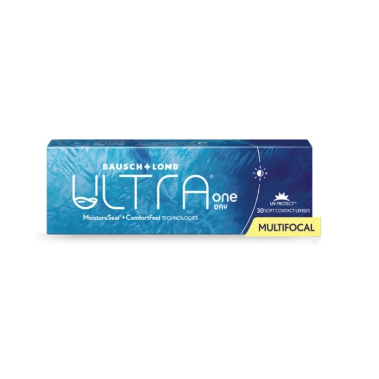 Bausch + Lomb ULTRA ONE DAY Multifocal (30p) — clear contact lens packaging