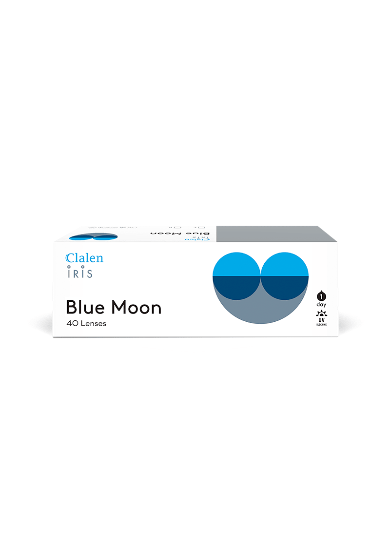 Clalen Blue Moon Daily 12.9mm — contact lens packaging