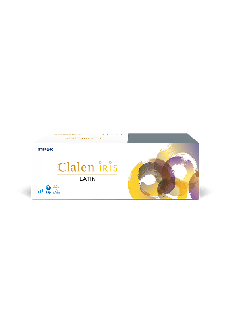 Clalen Latin Brown Daily 12.7mm — contact lens packaging