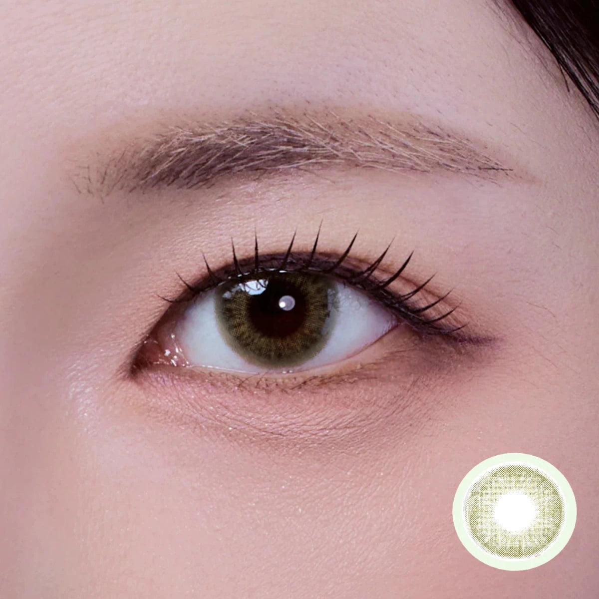 Clalen O2O2 Misty Khaki Green Monthly 12.8mm (2p)