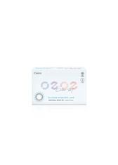 Clalen O2O2 Natural Gray Monthly 12.7mm — contact lens packaging