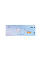 Clalen O2O2 OneDay Toric Clear Daily — close-up view of the contact lens on an eye