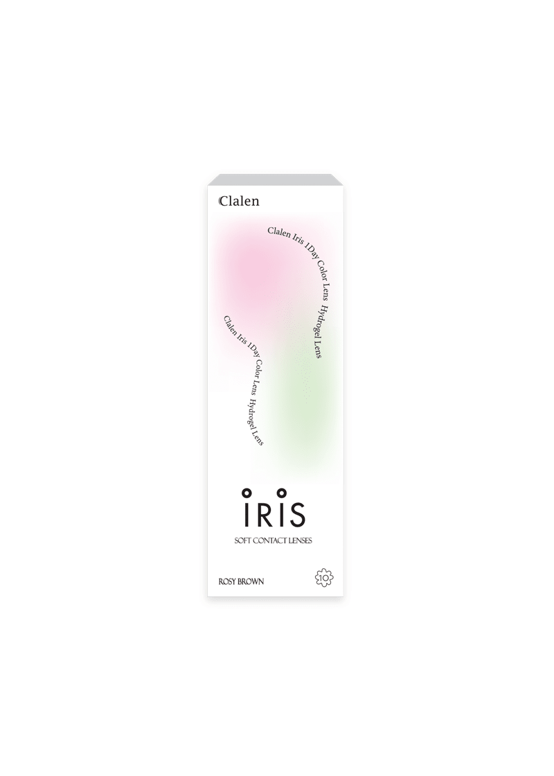 Clalen Rosy Brown Daily 13.1mm — contact lens packaging