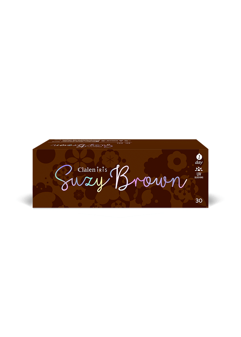 Clalen Suzy Brown Daily 12.9mm — contact lens packaging