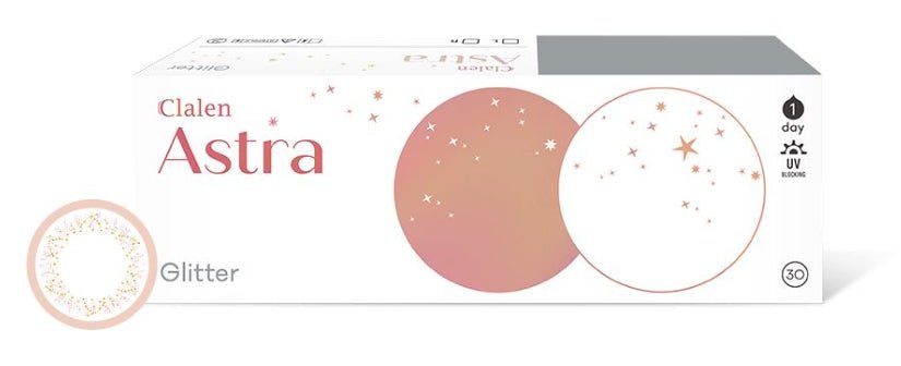 Claren Astra Glitter Pearl Brown (30p)