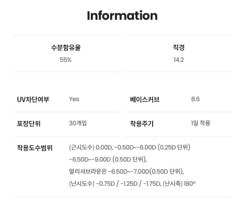 Claren Halo Gray Iris Astigmatism (30p)