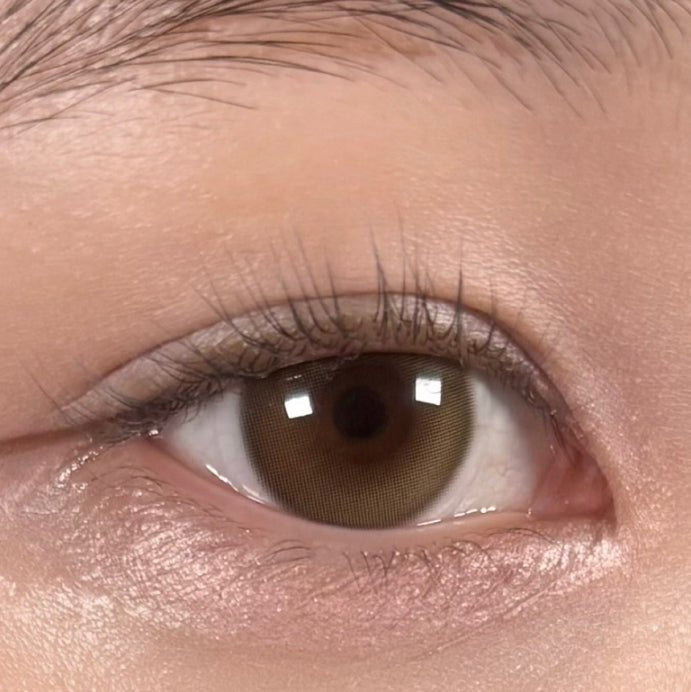 Cocoview Arti Olive Brown (10p) colored contact lens, 13.2mm graphic diameter, Daily wear