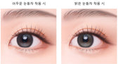 Cocoview Glow Blue (10p) colored contact lens, 13.3mm graphic diameter, Daily wear