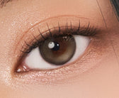 Cocoview Glow Brown (10p) colored contact lens, 13.3mm graphic diameter, Daily wear