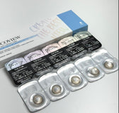 Cocoview Glow Brown (10p) colored contact lens, 13.3mm graphic diameter, Daily wear
