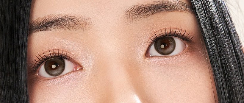 Cocoview Glow Brown (10p) colored contact lens, 13.3mm graphic diameter, Daily wear