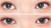Cocoview Glow Gray (10p) colored contact lens, 13.3mm graphic diameter, Daily wear