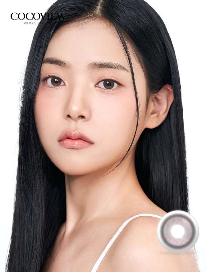 Cocoview Glow Pink (10p) colored contact lens, 13.3mm graphic diameter, Daily wear